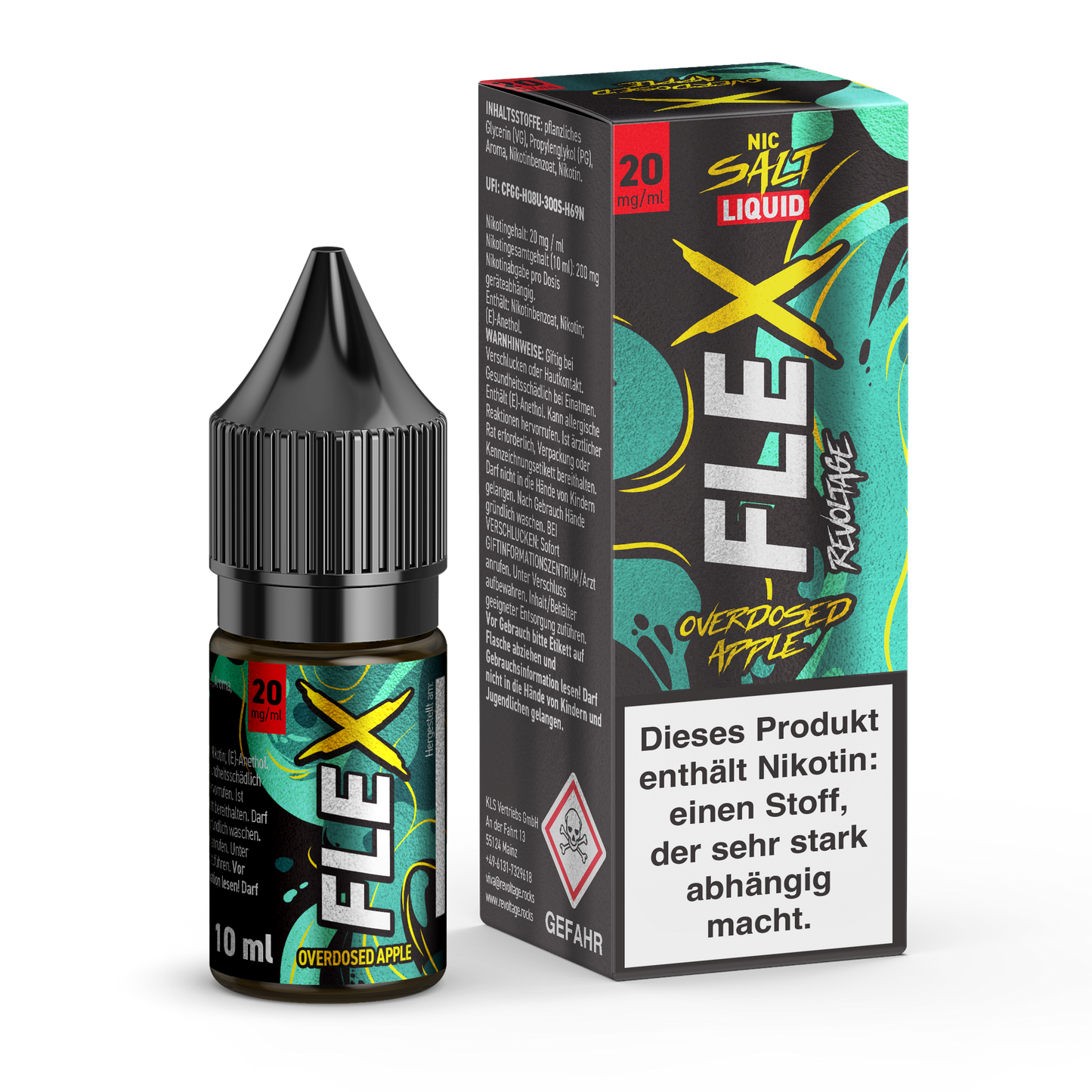 Revoltage FLEX – Overdosed Apple E-Liquid 20 mg / 10ml