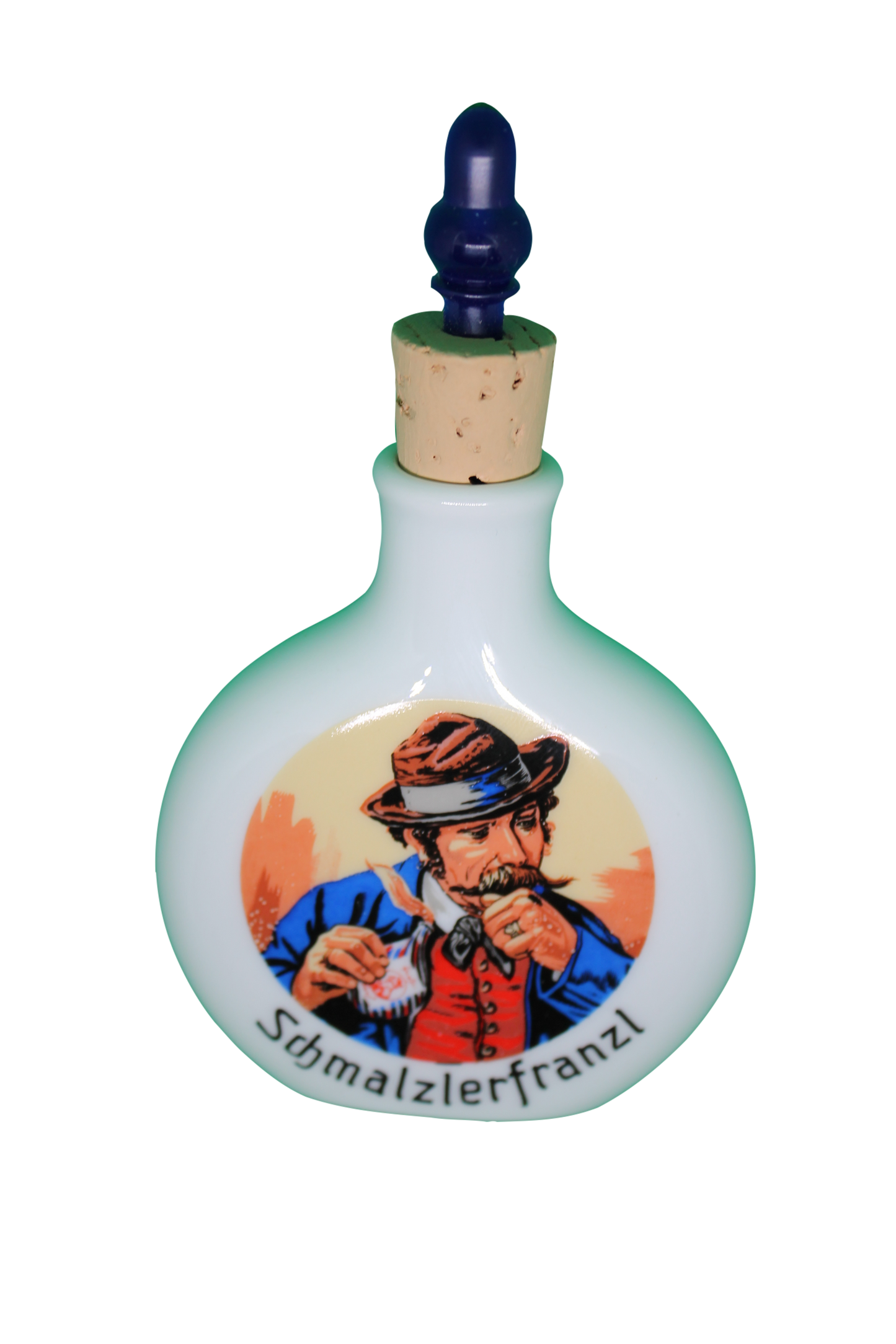 Porzellanfläschchen "Schmalzlerfranzl" für 20 g - RESTPOSTEN