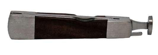 Pfeifenstopfer chrom matt/Holz