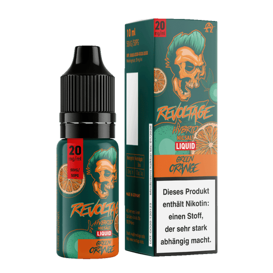 Revoltage Green Orange E-Liquid 20 mg / 10 ml