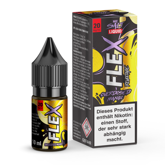 Revoltage  FLEX – Overdosed Mango E-Liquid 20 mg / 10ml