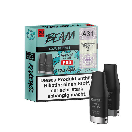 Revoltage Beam Pod 2ml Aqua Berries 20mg (2 Stück)