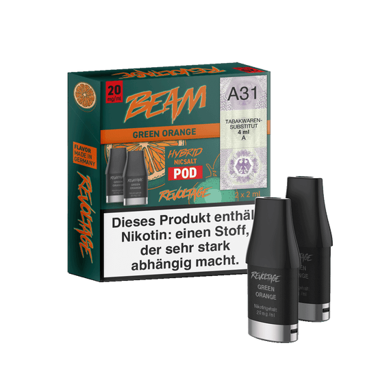 Revoltage Beam Pod 2ml Green Orange 20mg (2 Stück)