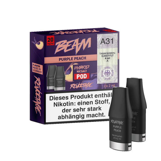 Revoltage Beam Pod 2ml Purple Peach 20mg (2 Stück)