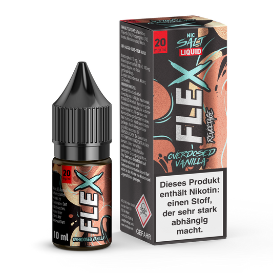 Revoltage  FLEX – Overdosed Vanilla E-Liquid 20 mg / 10ml