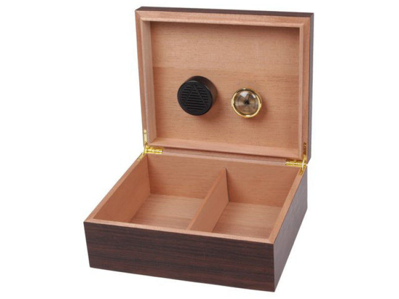 Humidor Walnuss inkl. Befeuchter und Hygrometer