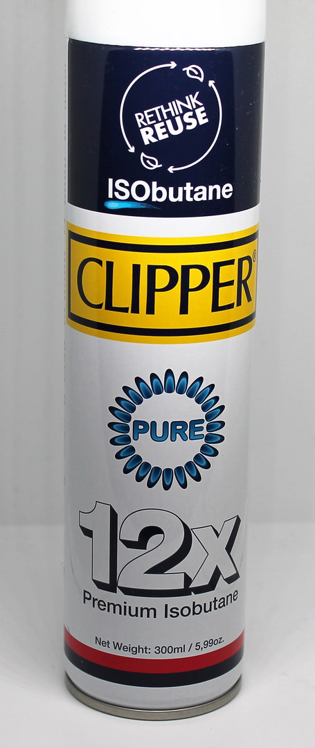 CLIPPER Gas Premium Nachfüllflasche 300 ml Metallspitze